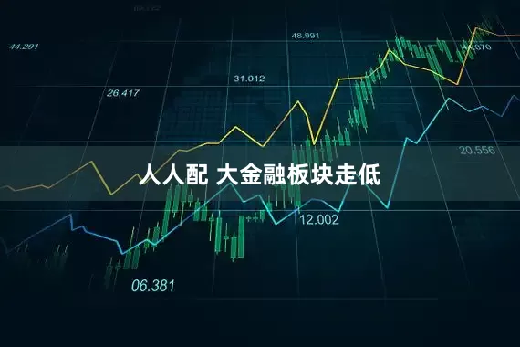 人人配 大金融板块走低