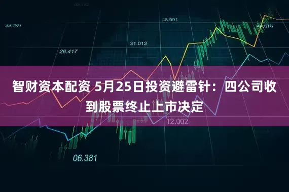 智财资本配资 5月25日投资避雷针：四公司收到股票终止上市决定